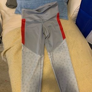 **PRICE DROP**Gray and burnt orange leggings!